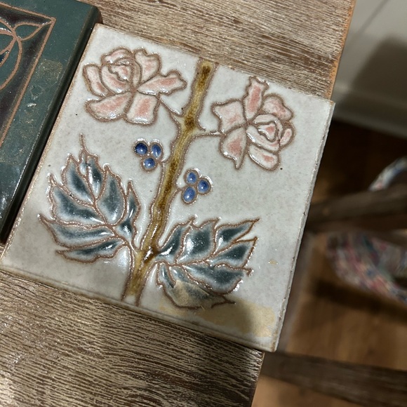 << decorative tiles >>. Set of four 4 Portugal fish, frog 4x4 - Picture 2 of 8